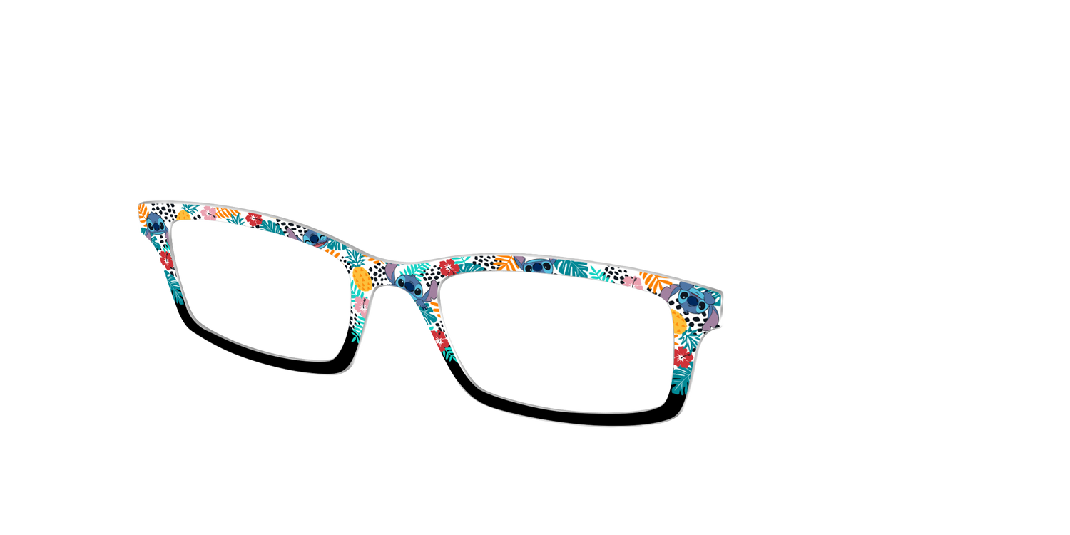 Aloha Tropical Blooms - Angle Top Image - Pair Eyewear