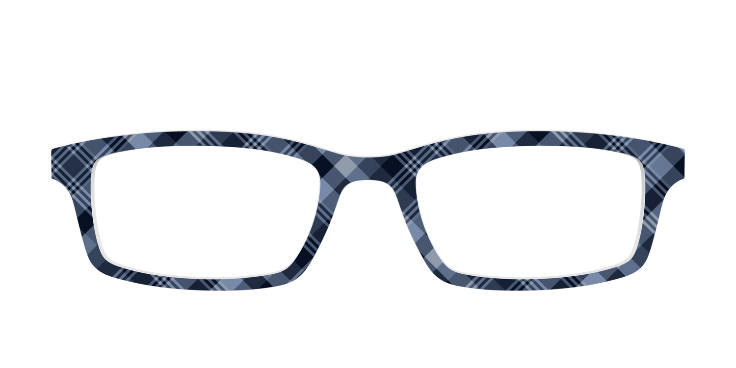 The Alpenglow Plaid - Front Top Image - Pair Eyewear