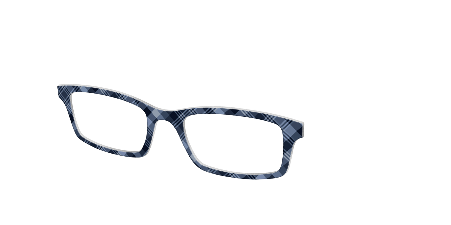 The Alpenglow Plaid - Angle Top Image - Pair Eyewear