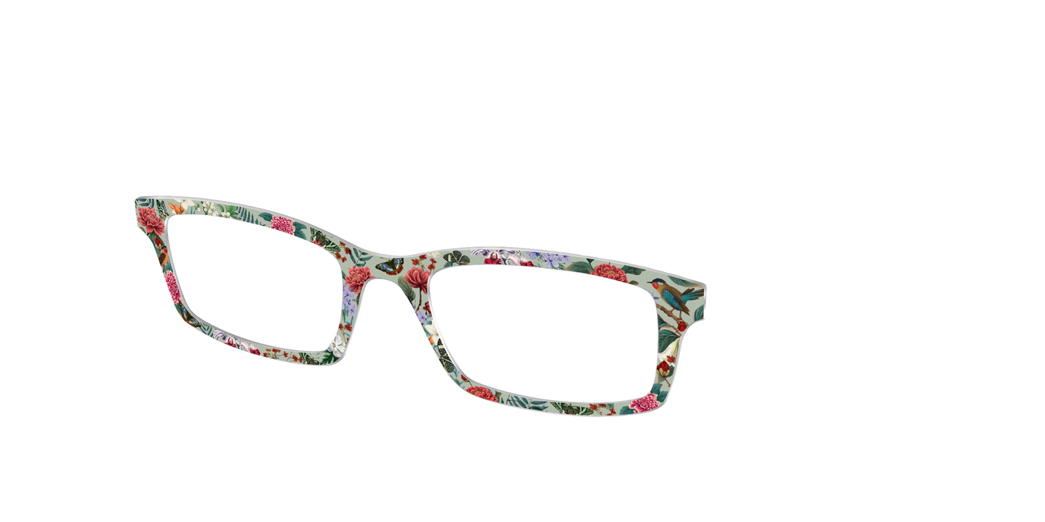 The Antique Floral - Angle Top Image - Pair Eyewear