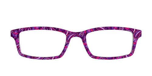 The Aubergine Paisley - Pair Eyewear
