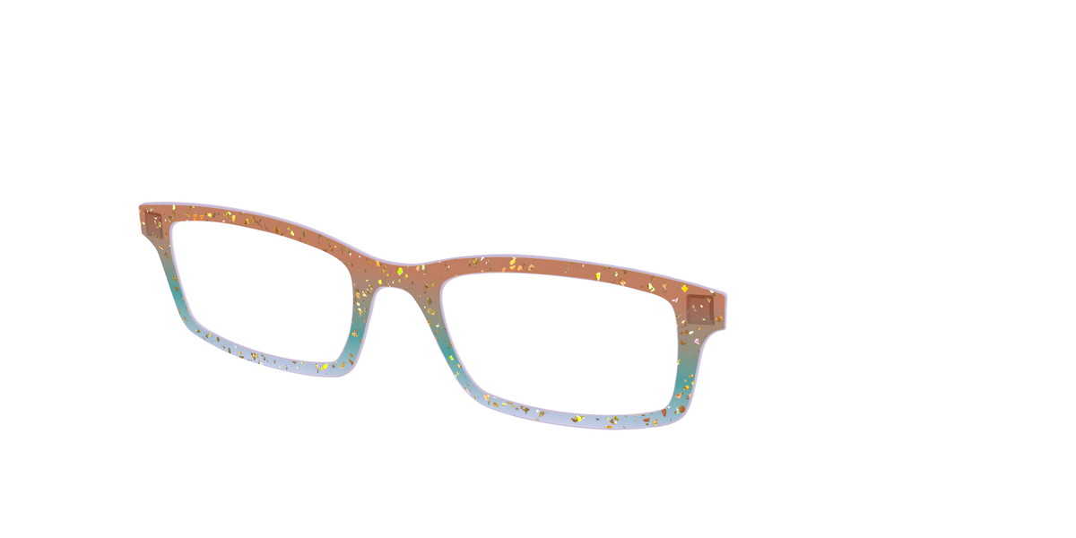 The Autumnal Gradient Crystal with Gold Flakes - Angle Top Image - Pair Eyewear