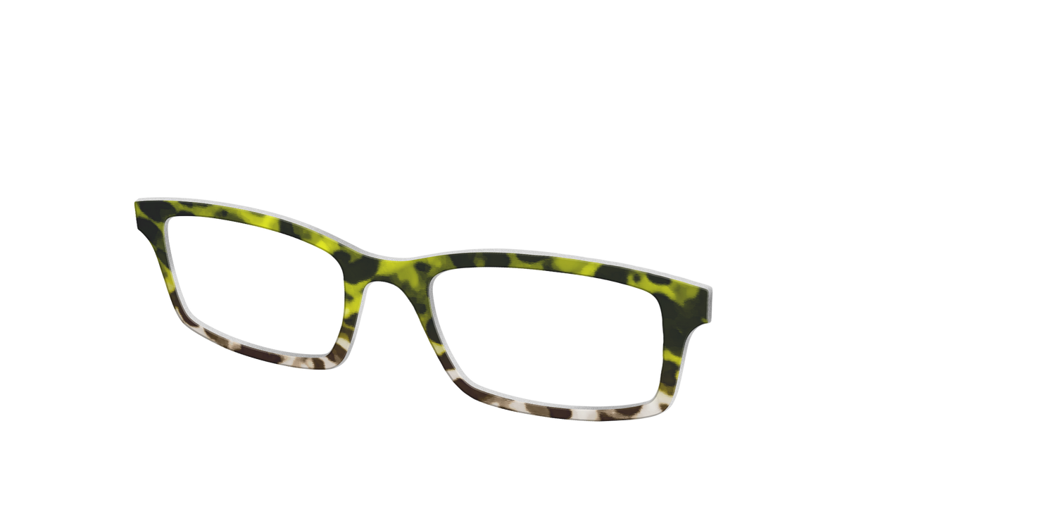 The Avocado to Ivory Tortoise - Angle Top Image - Pair Eyewear