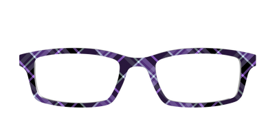 The Blackberry Plaid - Front Top Thumbnail - Pair Eyewear