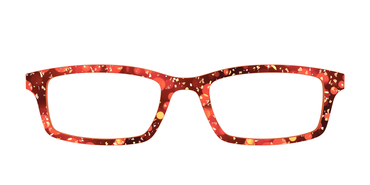 The Blazing Bokeh with Gold Flakes - Front Top Image - Pair Eyewear