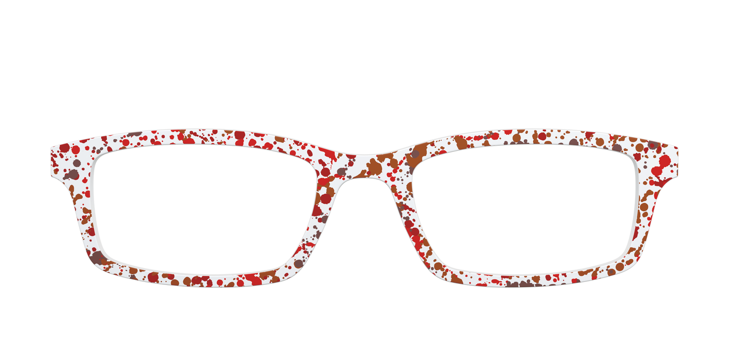 The Blood Splatter - Front Top Image - Pair Eyewear
