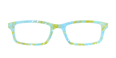 The Blue Lemonade Pearl Marble - Front Top Thumbnail - Pair Eyewear