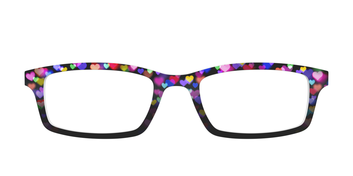 The Bokeh Hearts - Front Top Image - Pair Eyewear