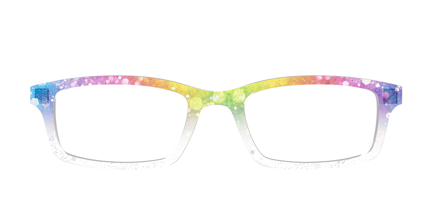 The Bold Bokeh Glitter Crystal - Front Top Image - Pair Eyewear