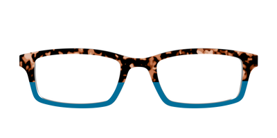 The Bondi Blue Tortoise Split - Front Top Thumbnail - Pair Eyewear