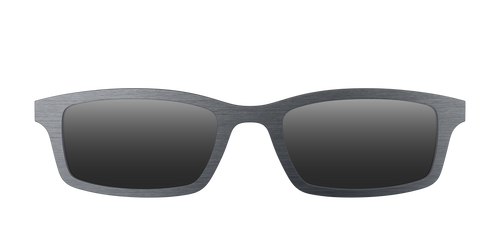 The Polarized Brushed Nickel Sun Top - Pair Eyewear