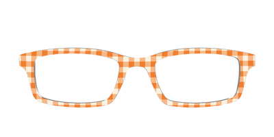 The Carrot Gingham - Front Top Thumbnail - Pair Eyewear