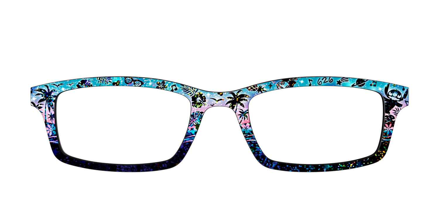 Catching Waves After Dark Holographic - Front Top Image - Pair Eyewear