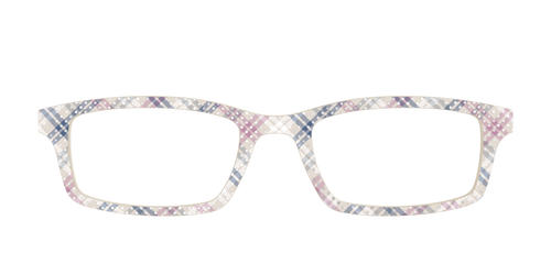 The Chiffon Plaid with Silver Foil Polka Dots - Pair Eyewear