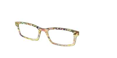 The Colorful Canvas with Gold Foil - Angle Top Thumbnail - Pair Eyewear