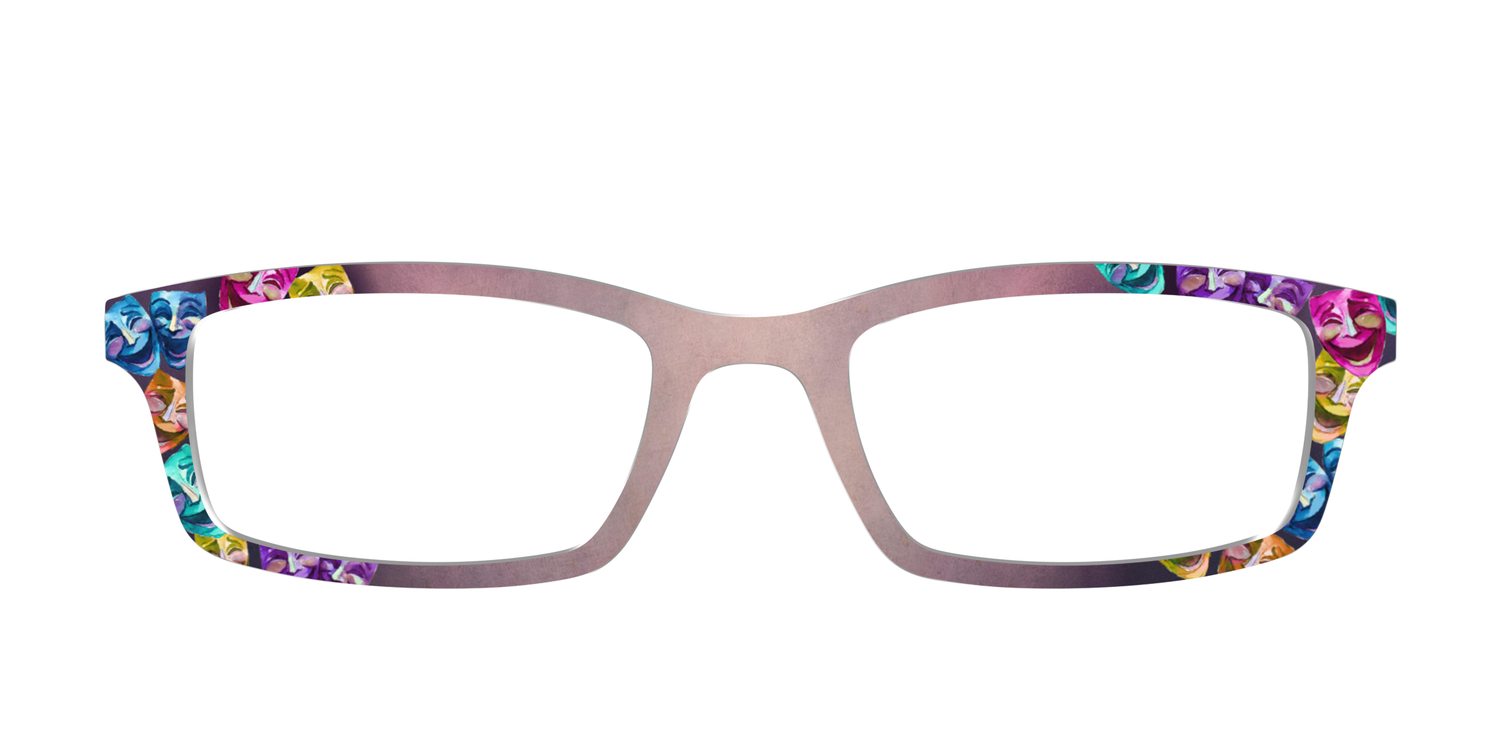 The Comedy Masks - Front Top Image - Pair Eyewear