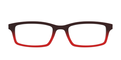 The Currant to Scarlet Red Gradient - Front Top Thumbnail - Pair Eyewear