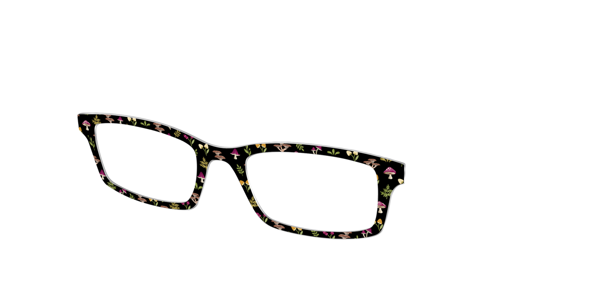 The Dainty Mushroom Floral - Angle Top Image - Pair Eyewear