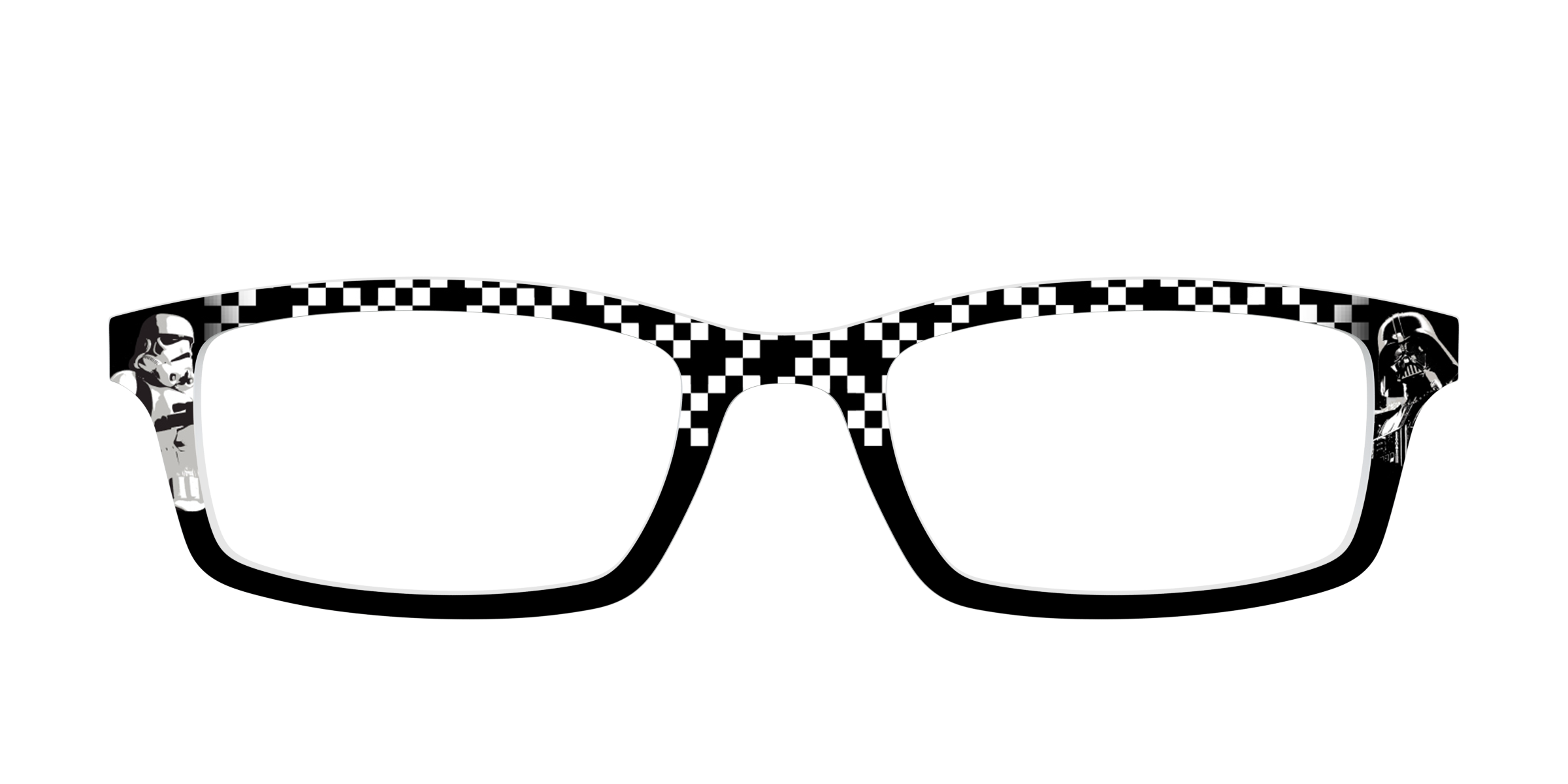 Dark Side Checker Split – Pair Eyewear