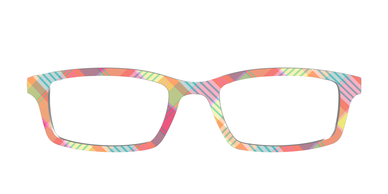 The Daybreak Plaid - Front Top Image - Pair Eyewear
