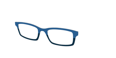 The Denim & Navy Split - Angle Top Thumbnail - Pair Eyewear