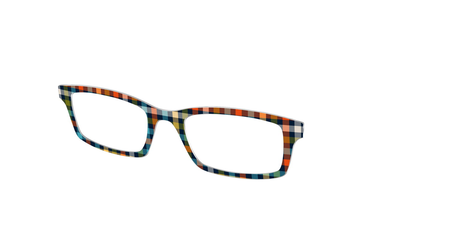 The Dockside Gingham - Angle Top Image - Pair Eyewear