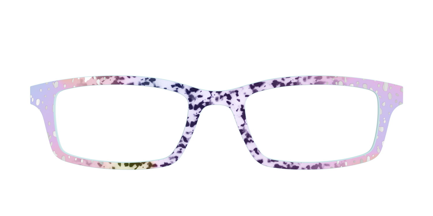 The Fairy Spots with Silver Foil - Front Top Image - Pair Eyewear