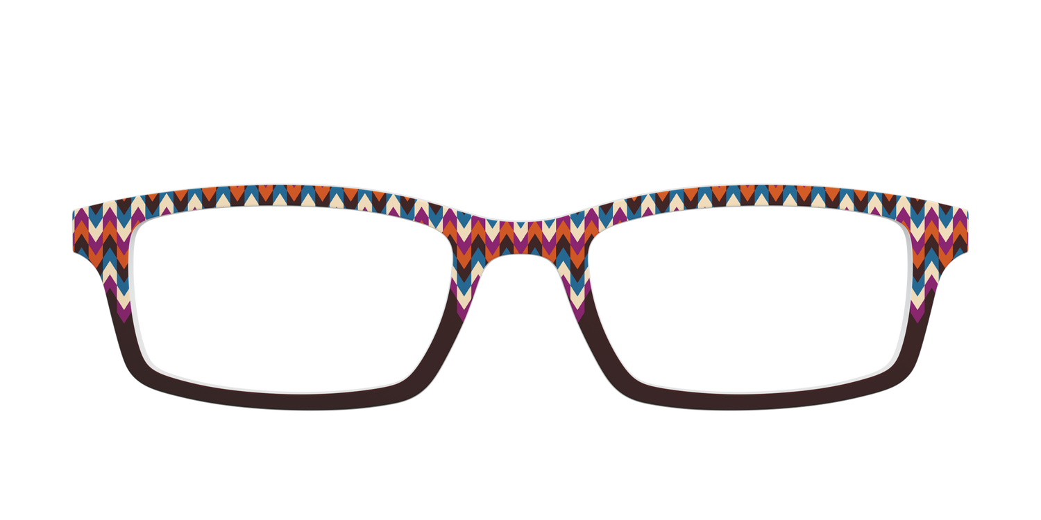 The Fall Chevron - Front Top Image - Pair Eyewear