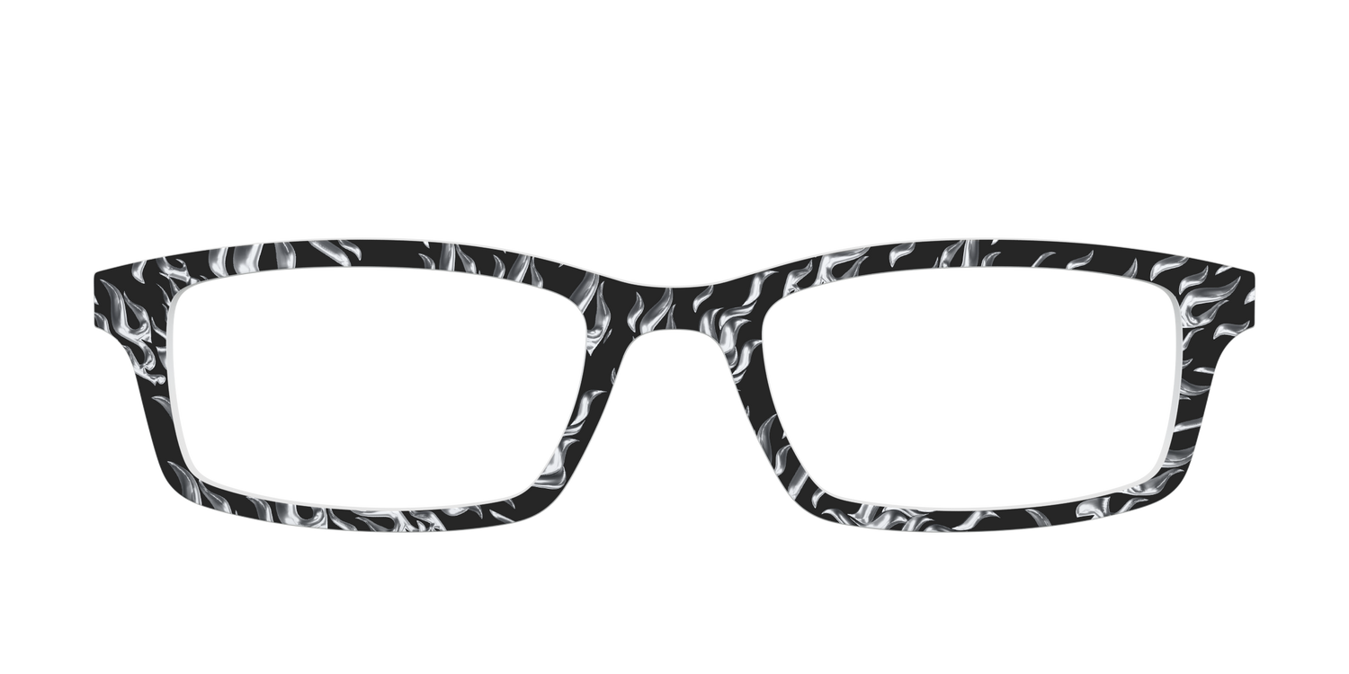 The Chrome Flames - Front Top Image - Pair Eyewear