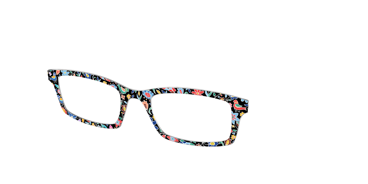 The Floral Tapestry - Angle Top Image - Pair Eyewear