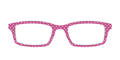 The Fuchsia Polka Dots - Pair Eyewear