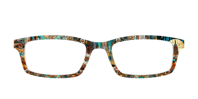 The Gatsby Stained Glass - Front Top Thumbnail - Pair Eyewear