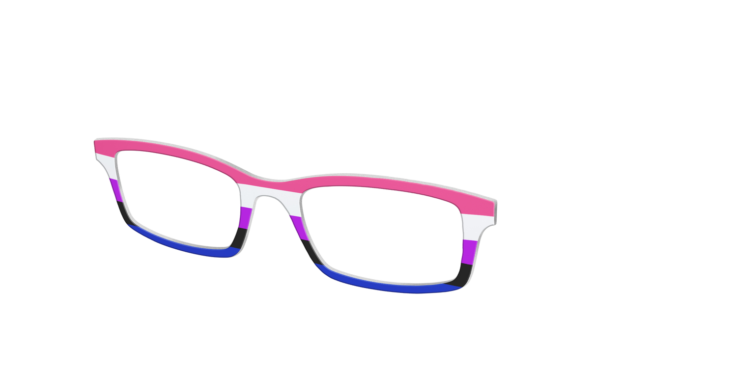 The Genderfluid Flag - Angle Top Image - Pair Eyewear