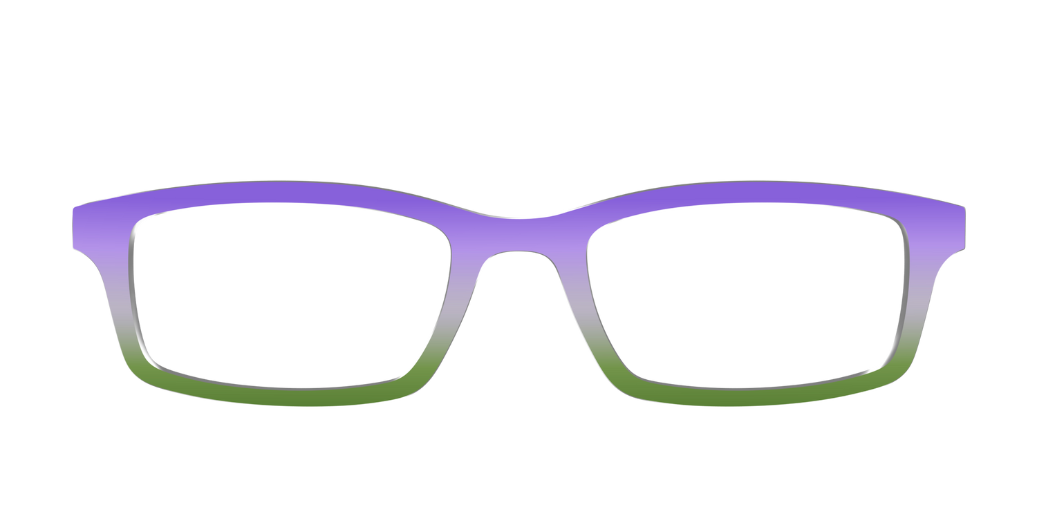 The Genderqueer Gradient - Front Top Image - Pair Eyewear