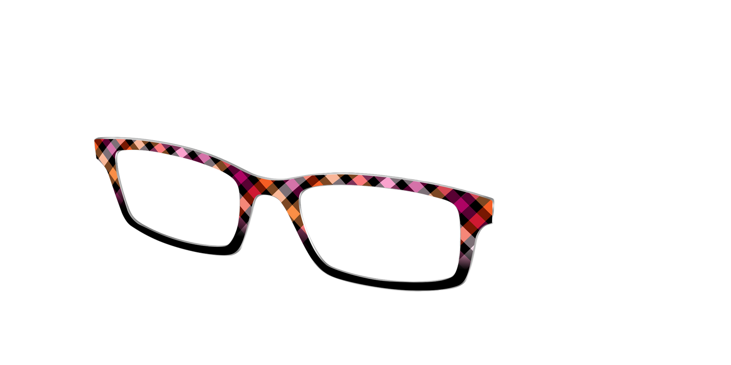 The Genuine Gingham - Angle Top Image - Pair Eyewear