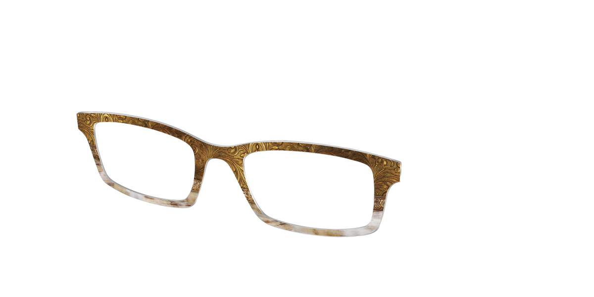 The Gilded Horn Split - Angle Top Image - Pair Eyewear