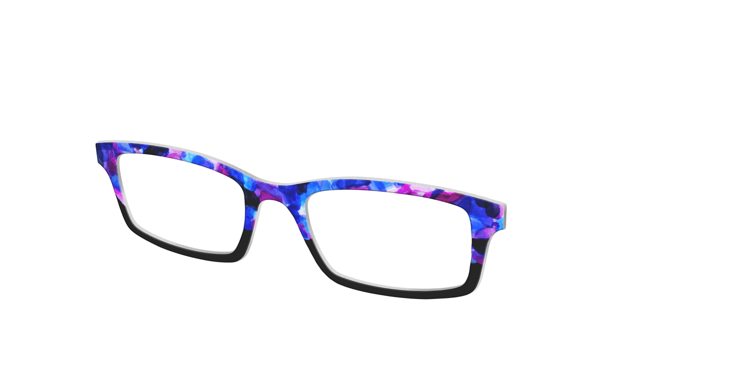 The Glacier Sunset Tort - Angle Top Image - Pair Eyewear