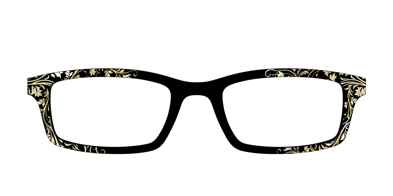 The Gold Foil Vines - Front Top Image - Pair Eyewear