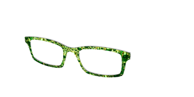 The Green Bev Bubbles - Angle Top Thumbnail - Pair Eyewear
