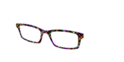 The Hexed Plaid - Angle Top Thumbnail - Pair Eyewear
