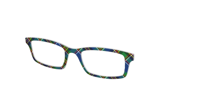The Holiday Plaid - Angle Top Thumbnail - Pair Eyewear