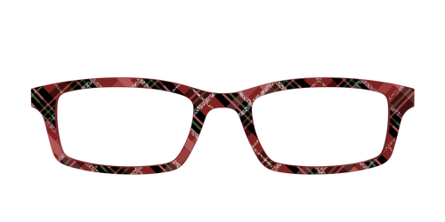 The Holly Plaid with Glitter - Pair Eyewear
