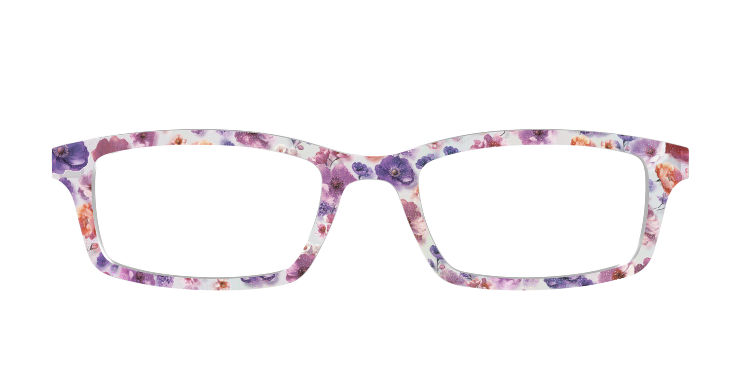 The Holographic Milky Floral - Front Top Image - Pair Eyewear