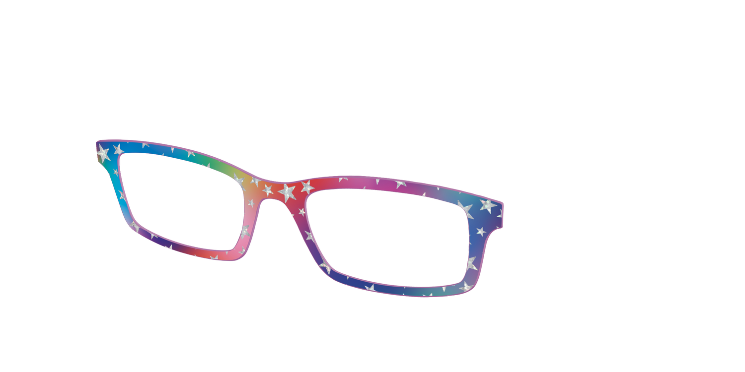 The Holographic Superstars - Angle Top Image - Pair Eyewear