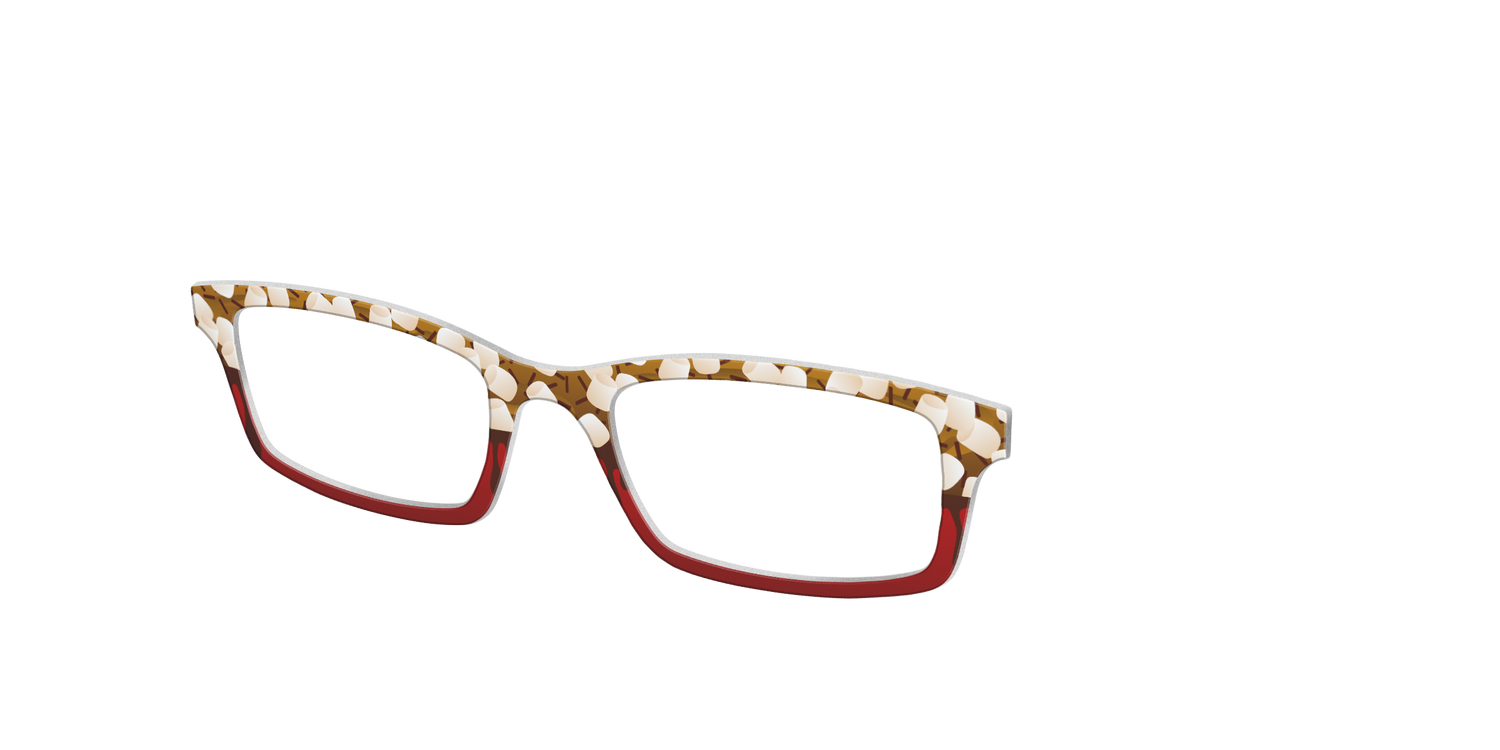 The Hot Cocoa Delight - Angle Top Image - Pair Eyewear