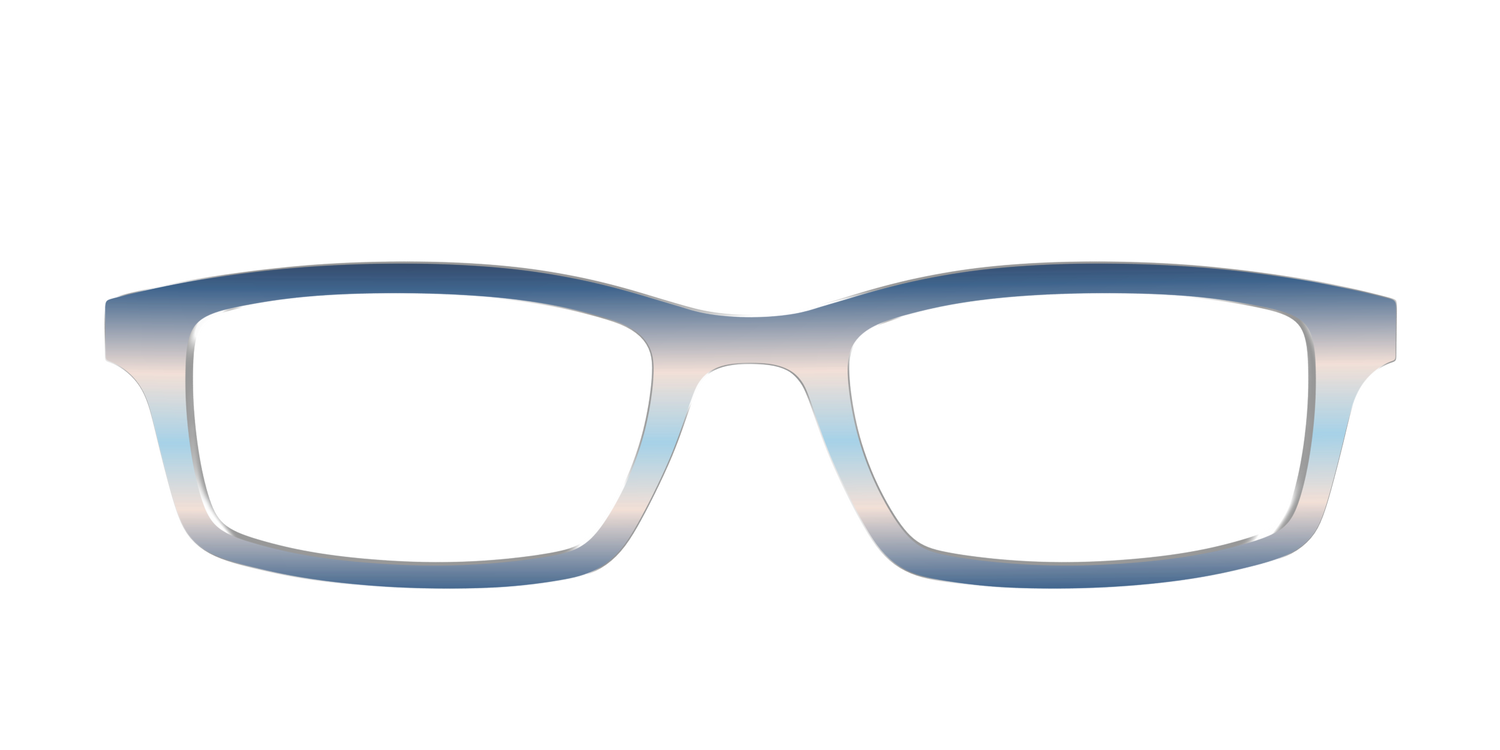 The Hydrangea Haze Gradient - Front Top Image - Pair Eyewear