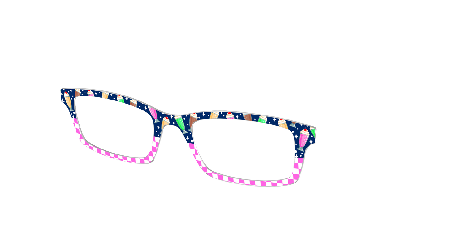 The Ice Cream Social Split - Angle Top Image - Pair Eyewear