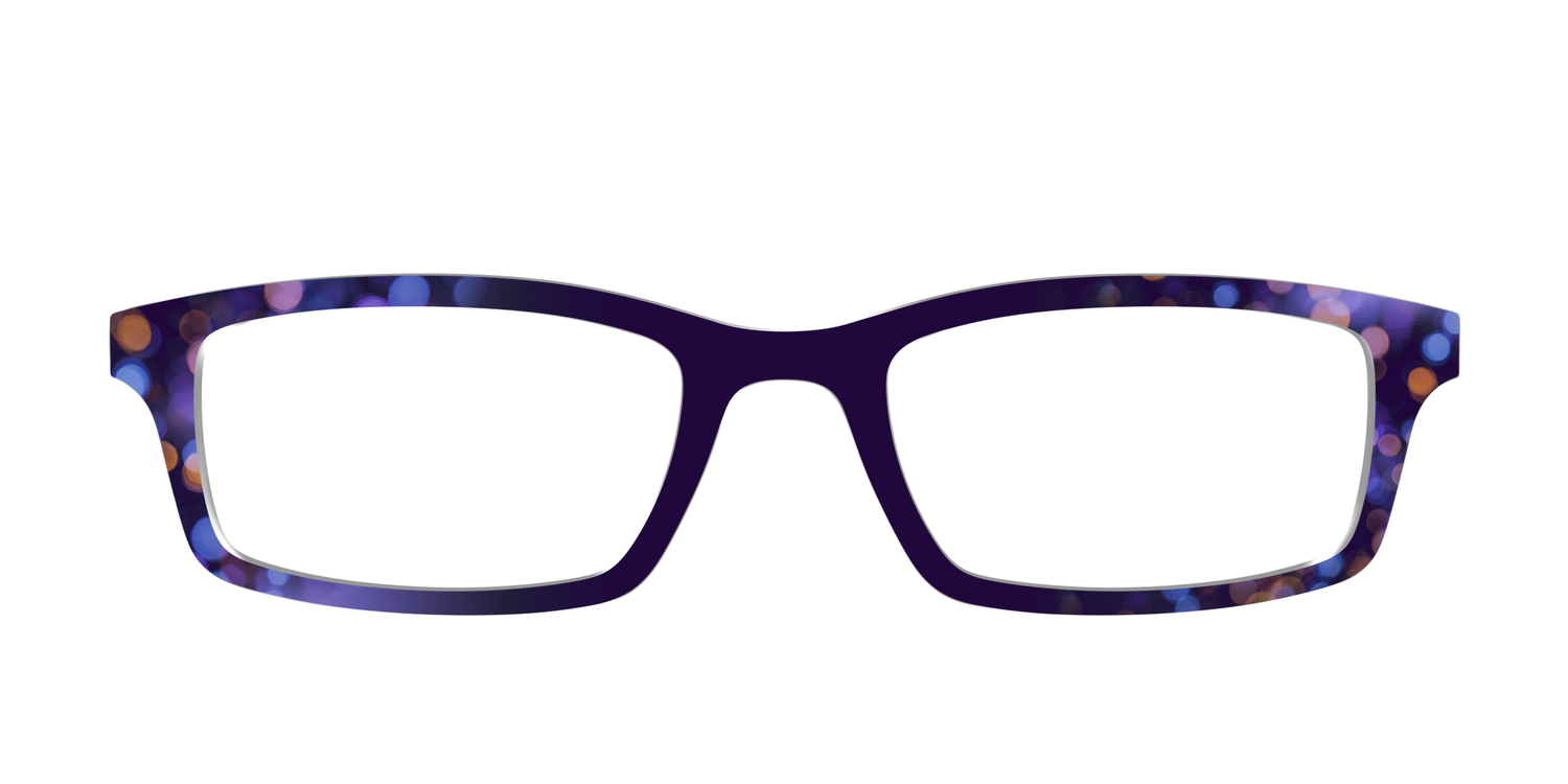The Indigo Bokeh - Front Top Image - Pair Eyewear