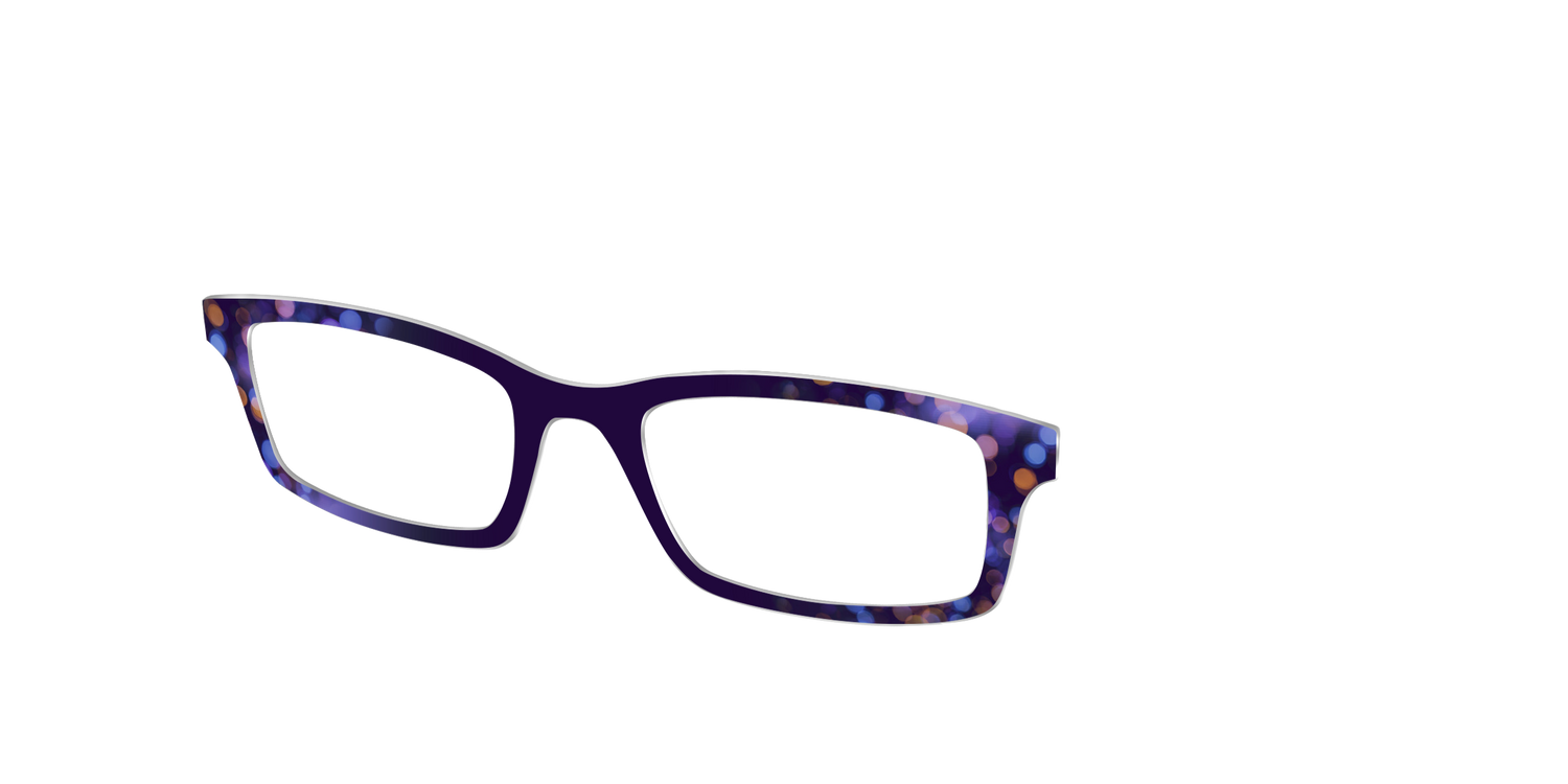The Indigo Bokeh - Angle Top Image - Pair Eyewear