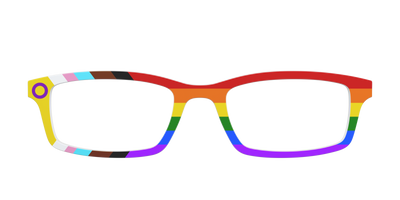 The Intersex Inclusive Pride Flag - Front Top Thumbnail - Pair Eyewear